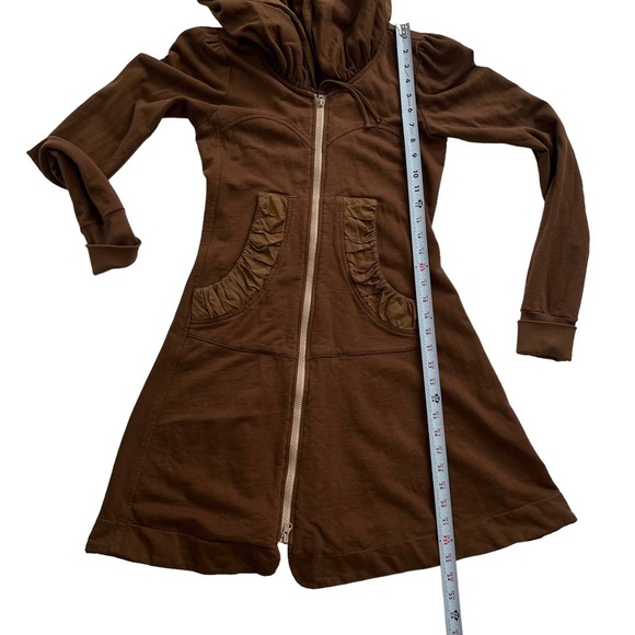 PRAIRIE UNDERGROUND LONG CLOAK HOODIE JACKET WOMEN SIZE XS - Picture 10 of 13
